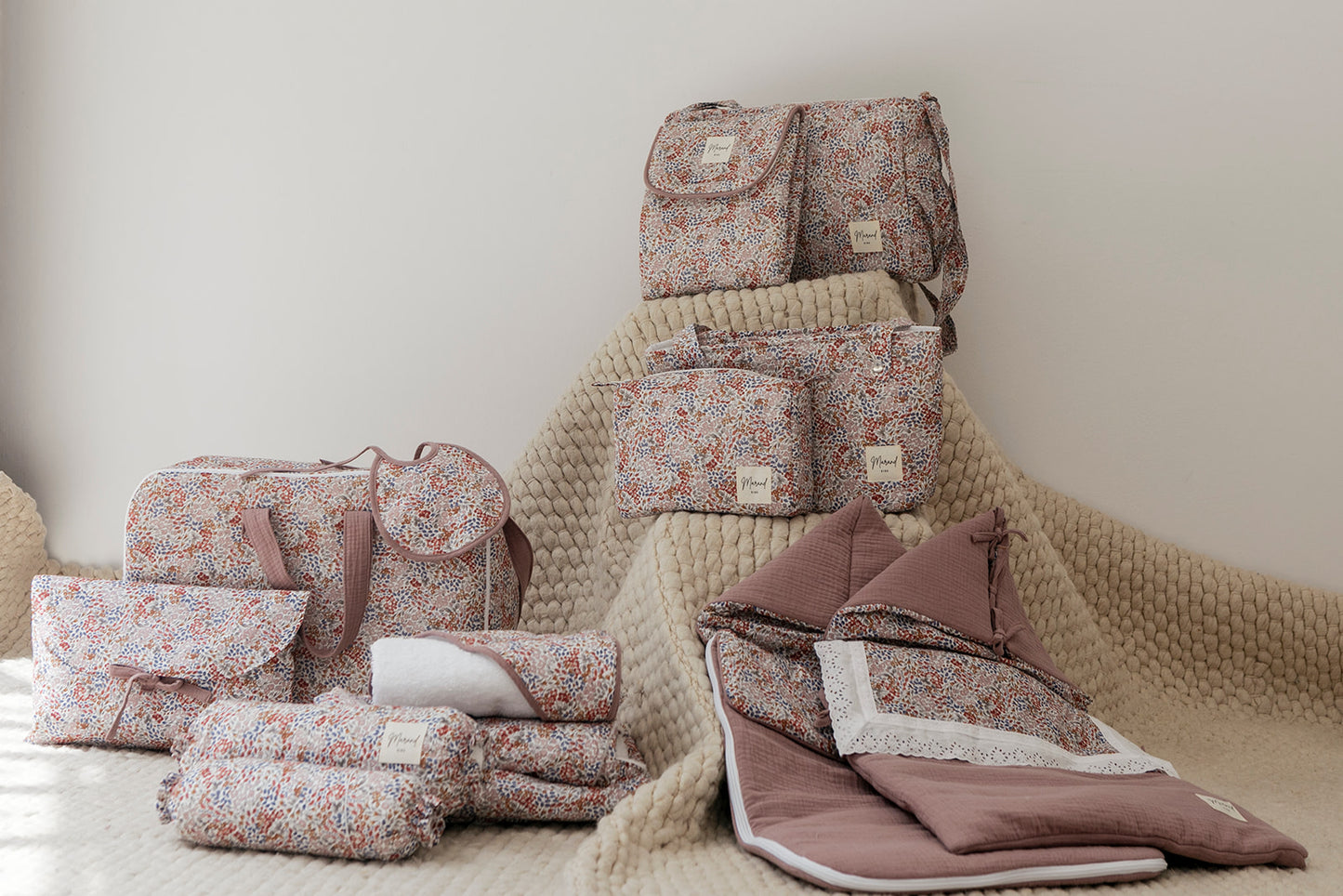 Saco Noah Pink Con Cenefa