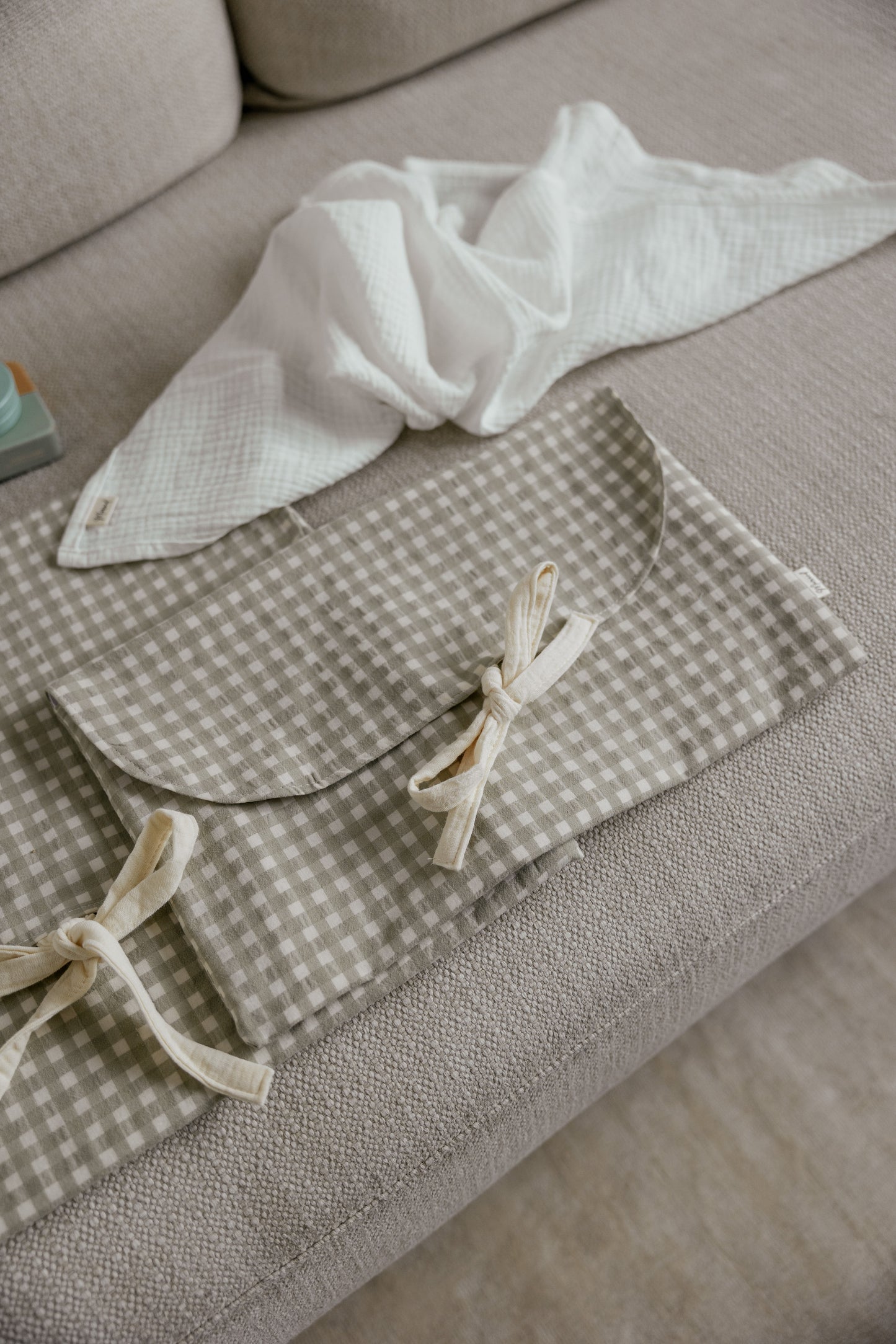 Bolsa muda Vichy grande
