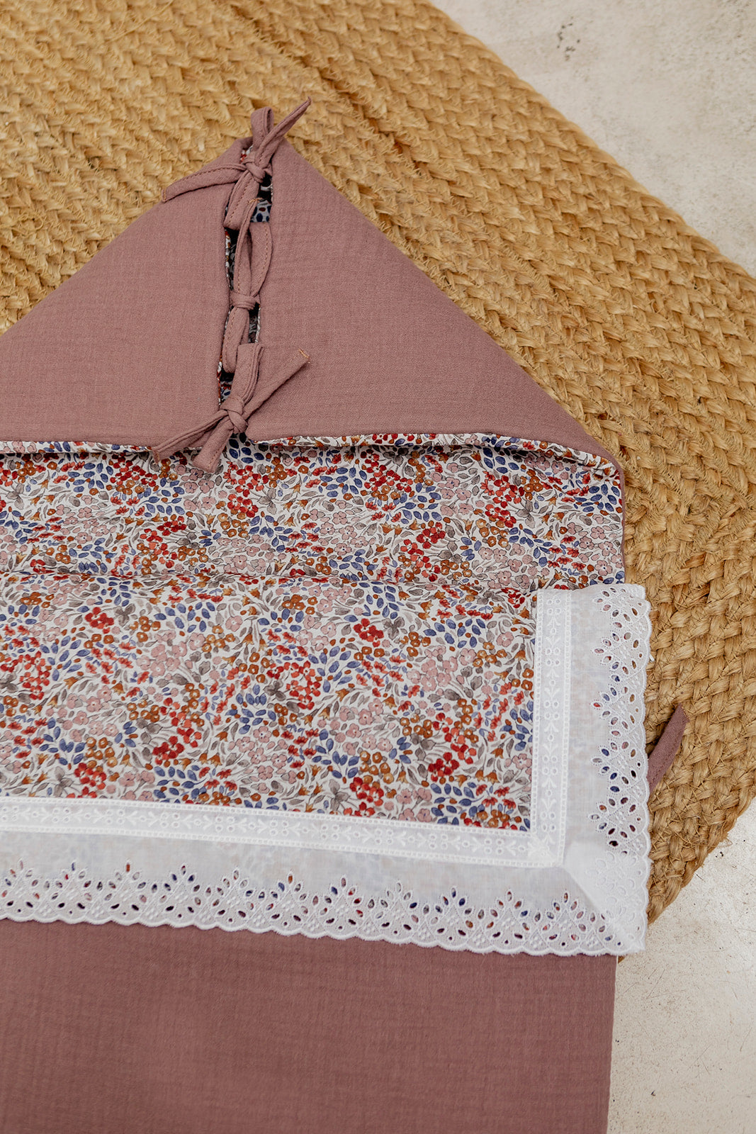 Saco Noah Pink Con Cenefa