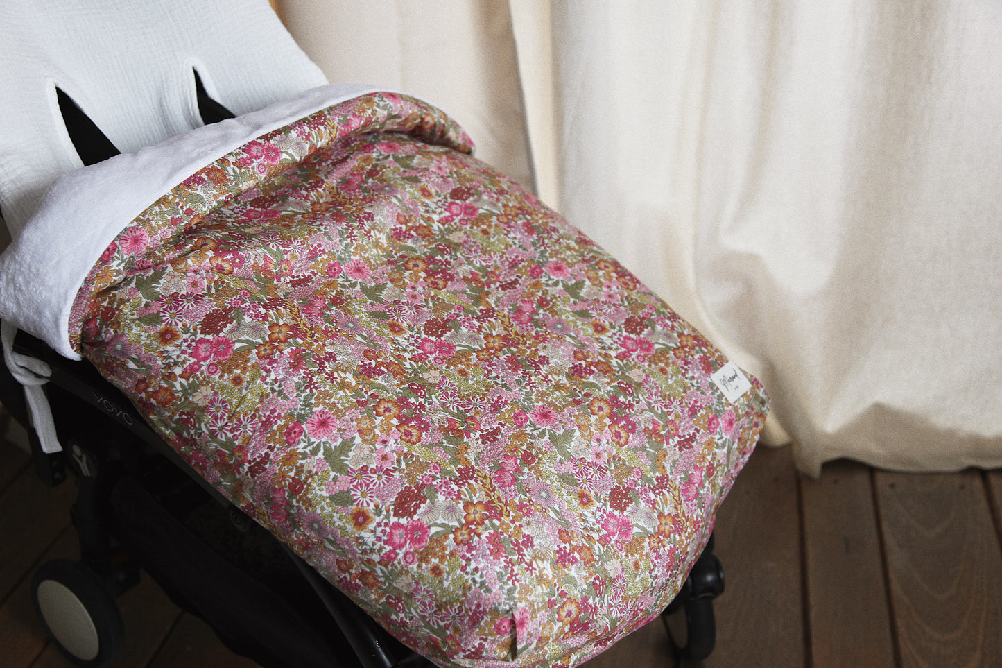 Funda carro Bloom con saco estampado