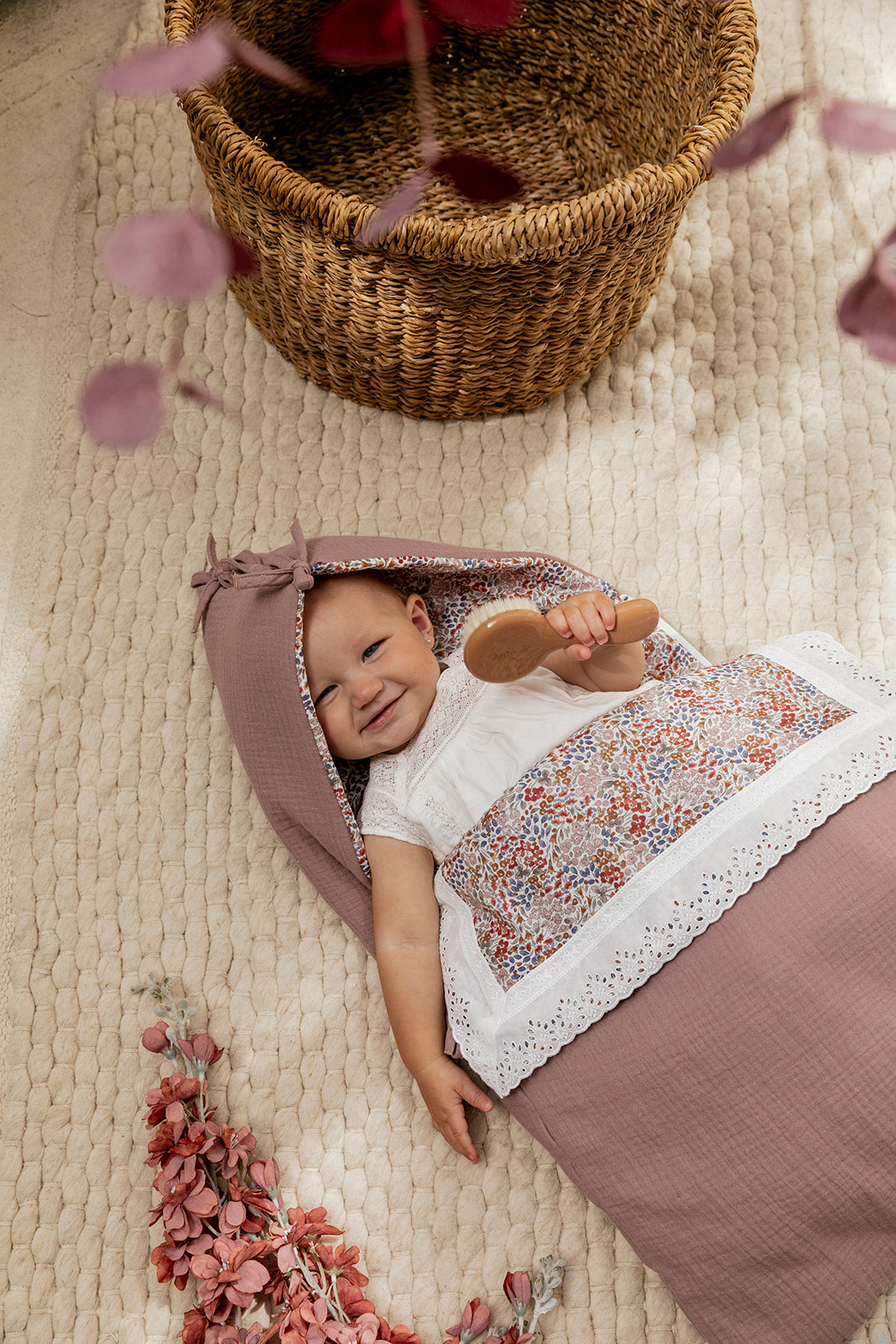 Saco Noah Pink Con Cenefa