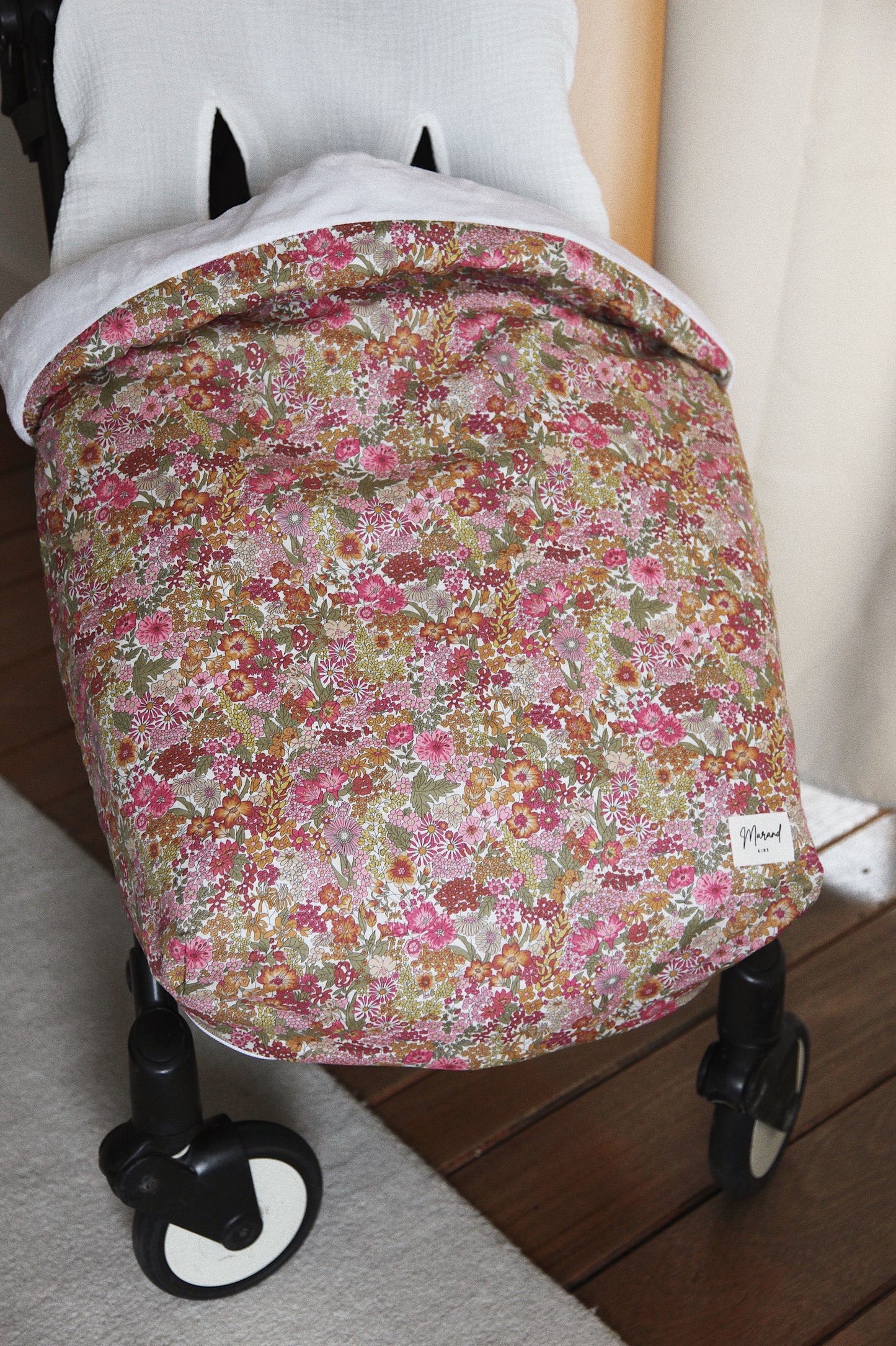 Funda carro Bloom con saco estampado