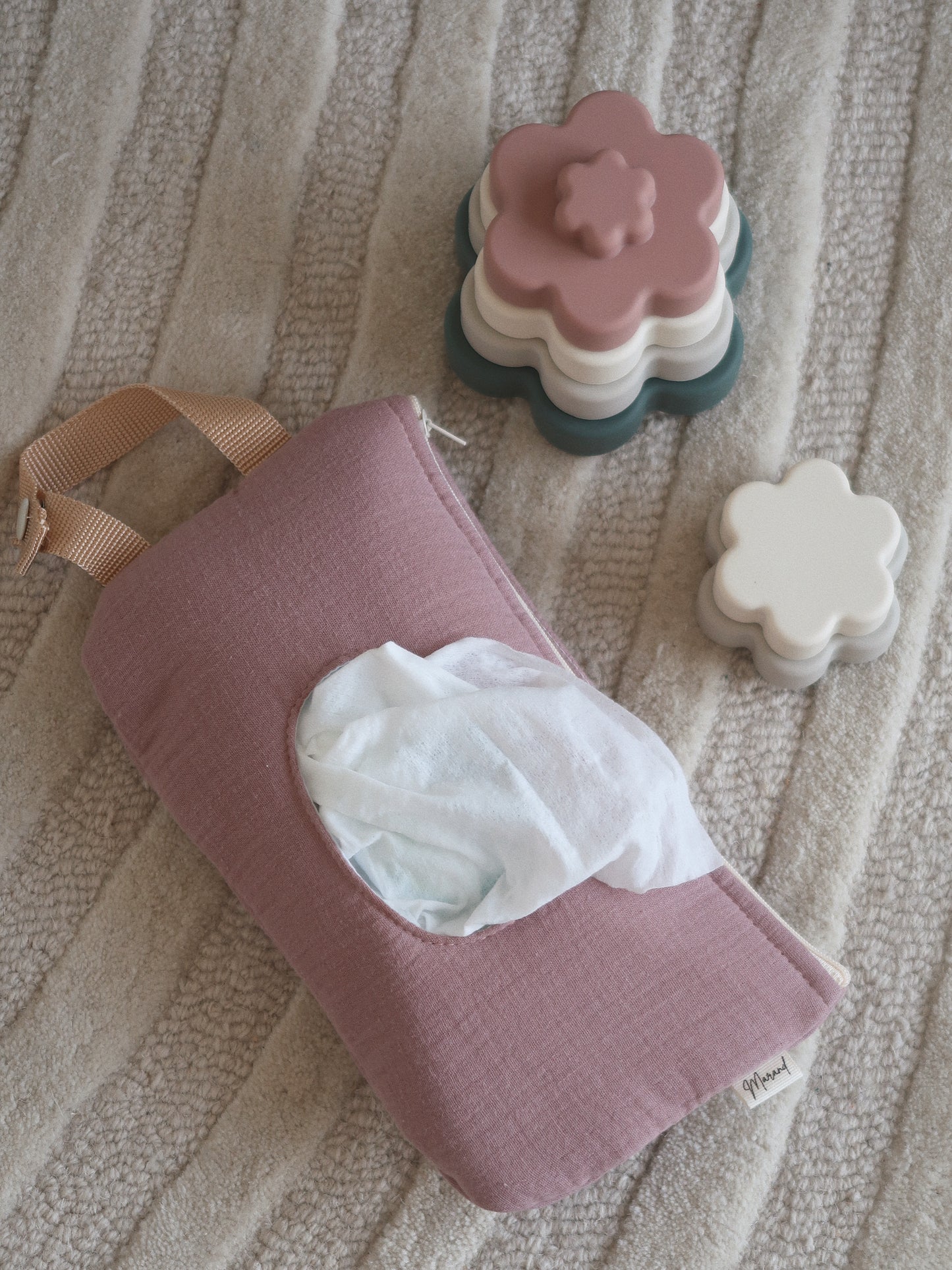 Bolsa para toallitas Rosa