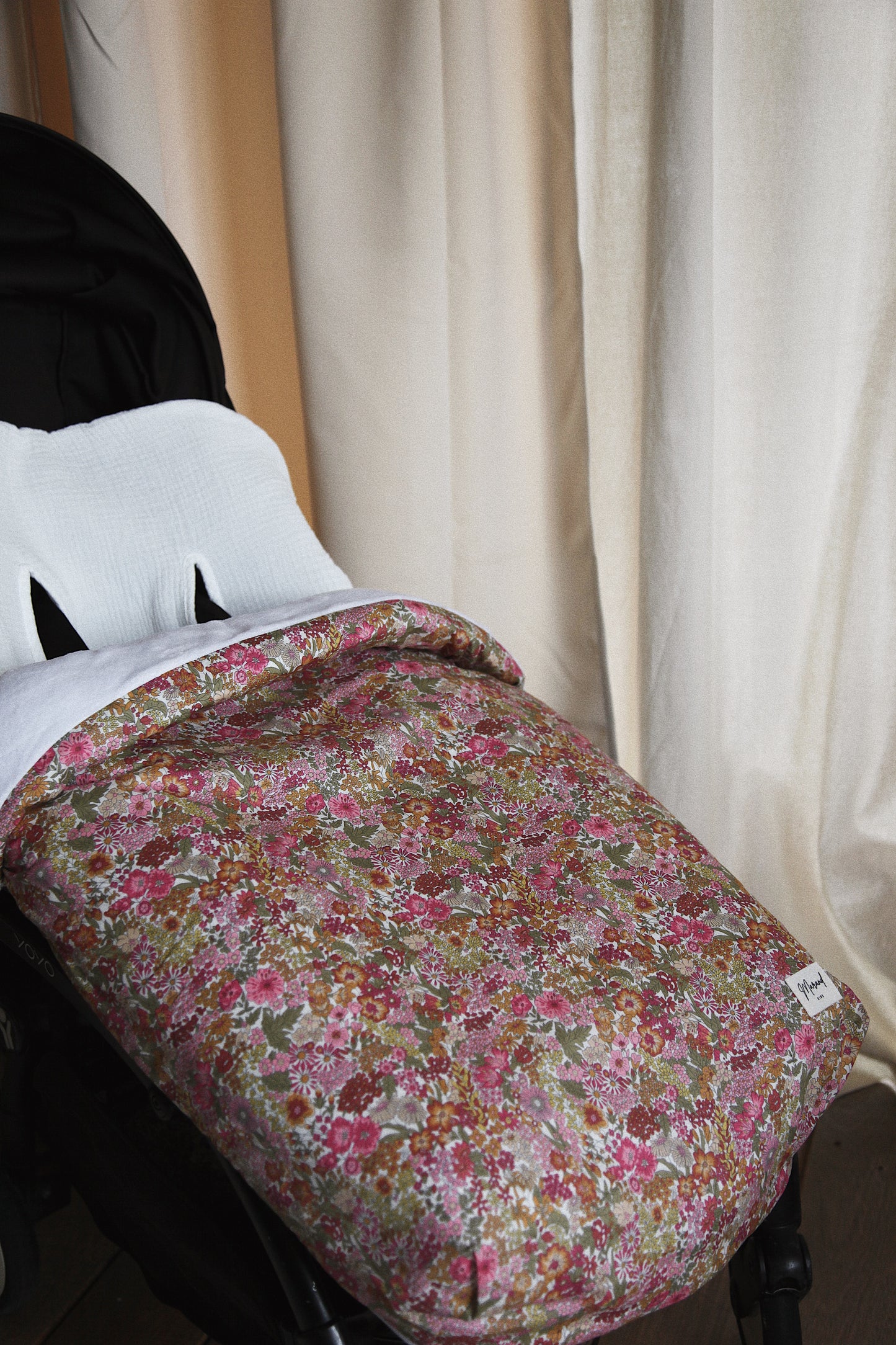 Funda carro Bloom con saco estampado