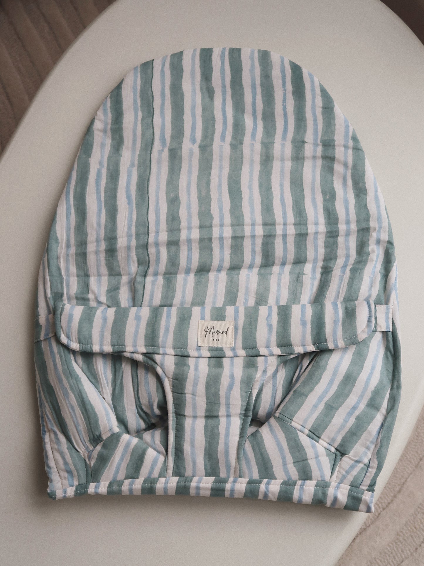 Funda hamaca Babyjörn Lines Green