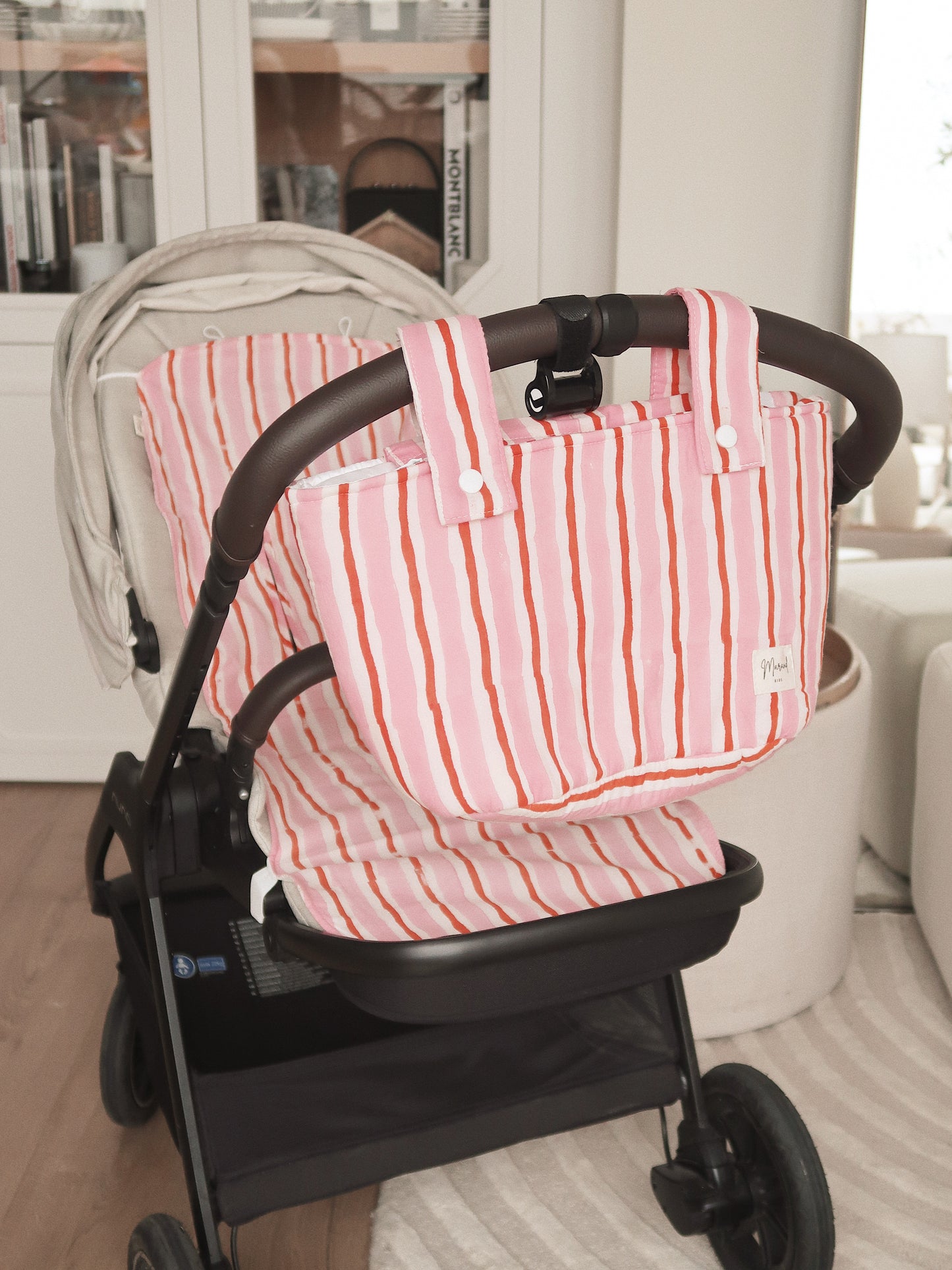 Bolsa carro pequeña Lines Pink