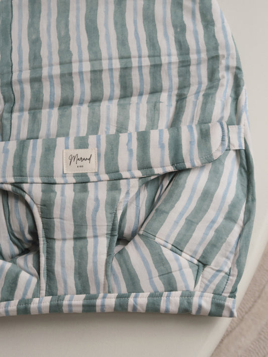 Funda hamaca Babyjörn Lines Green