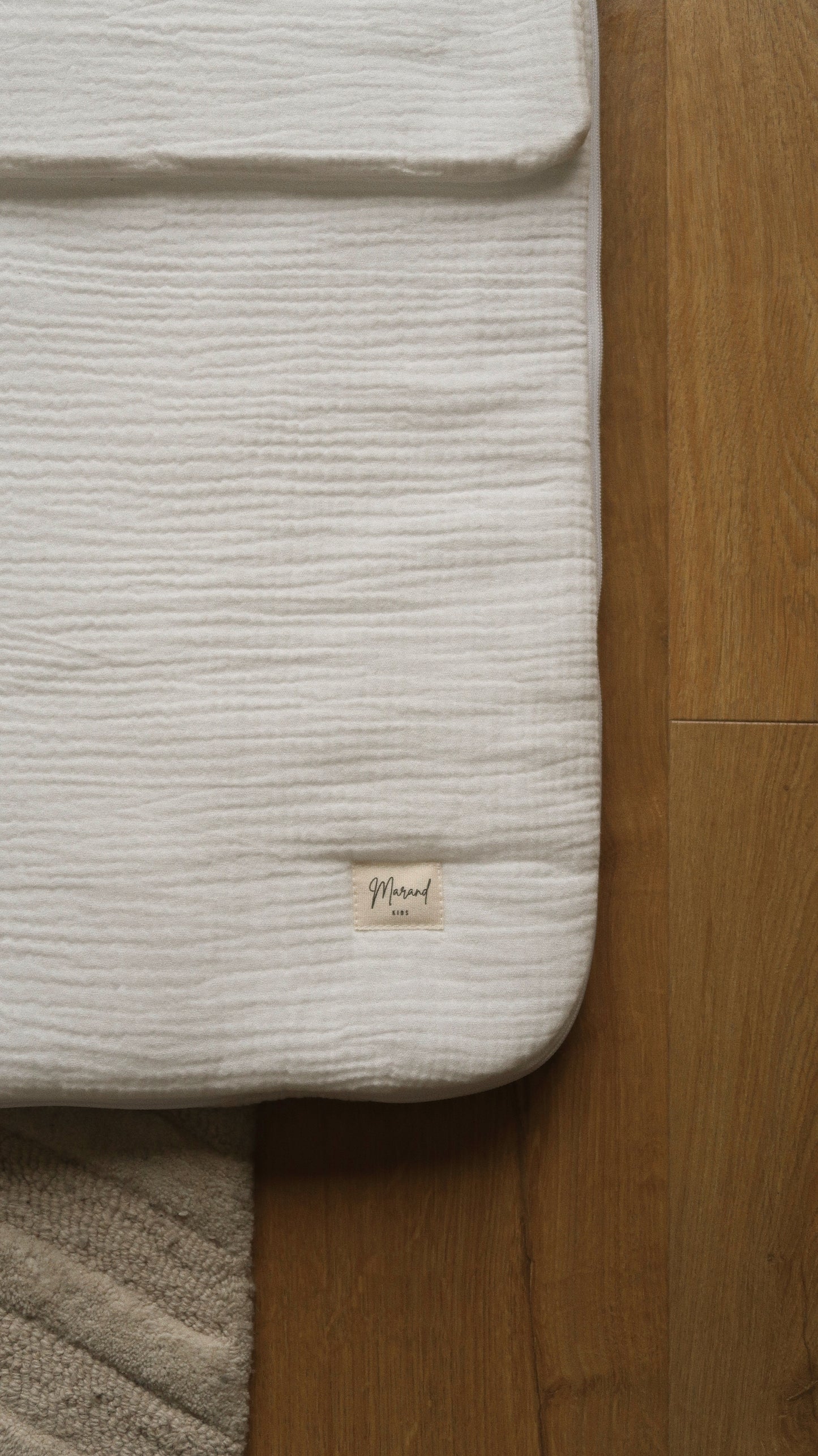 Saco blanco liso entretiempo